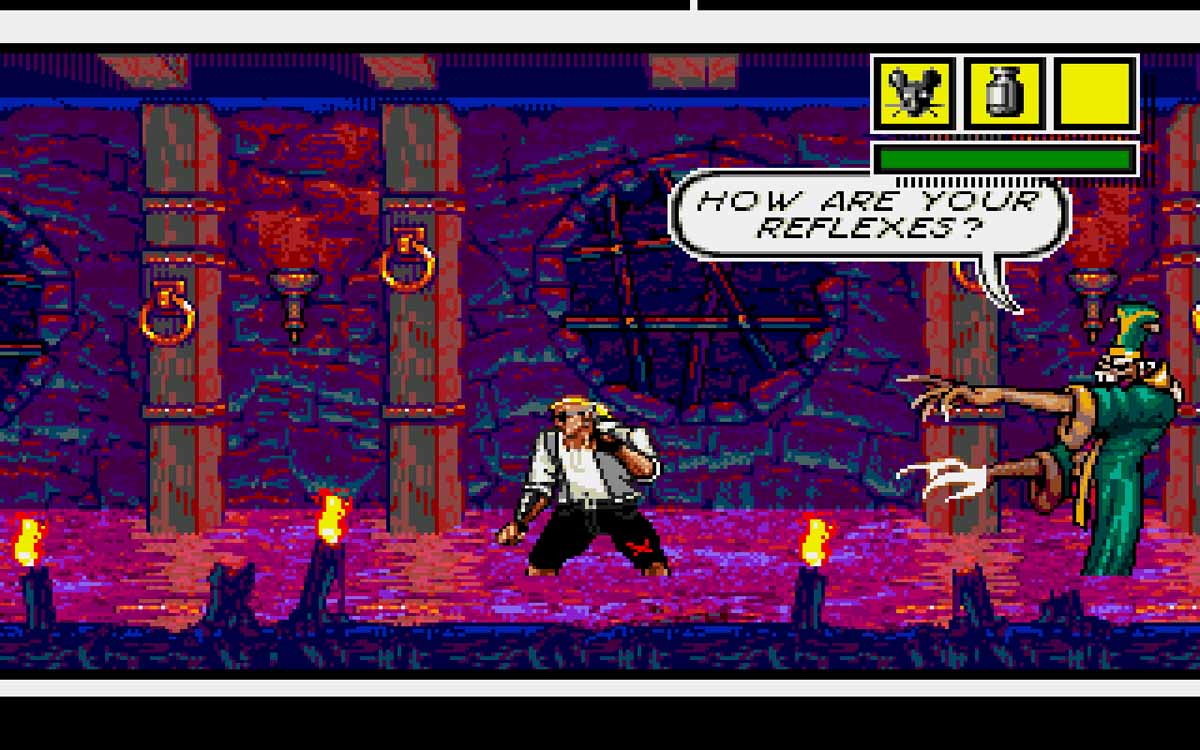 Comix Zone yang unik bisa ditemukan di Genesis Mini